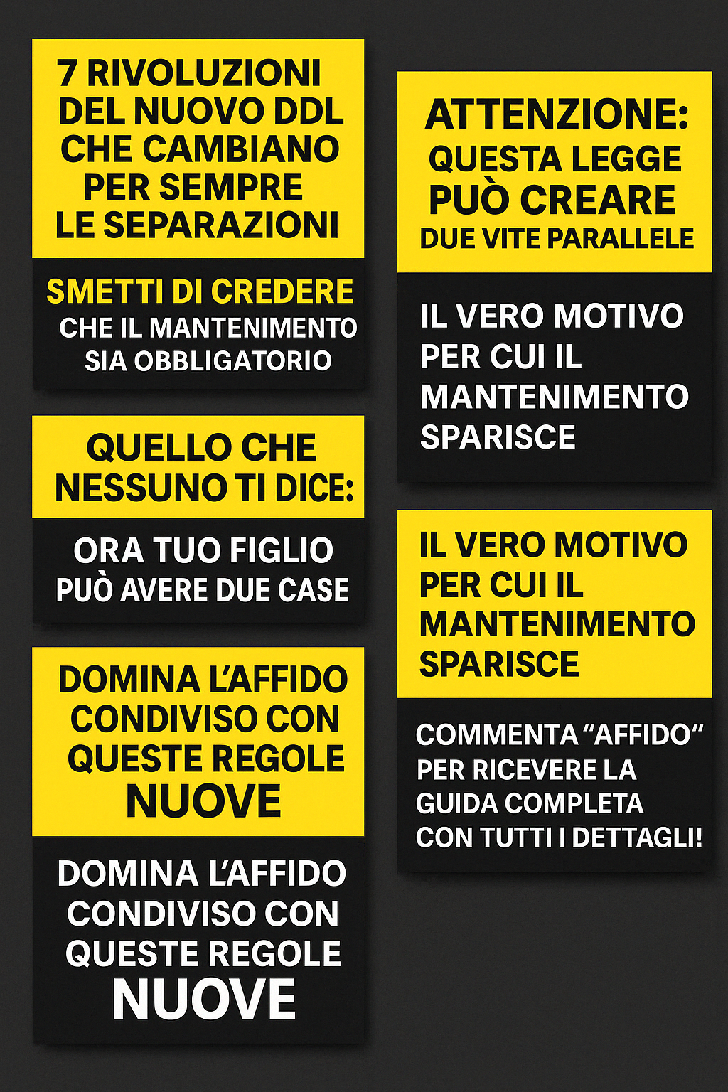 DDL FAMIGLIA, DIRITTO FAM,IGLIA, MANTENIMENTO, DIVORZIO, AFFIDO CONDIVISO